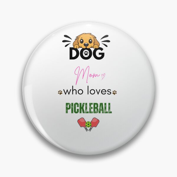 Item preview, Dog Mom Who Loves Pickleball designed and sold by PawFitt.