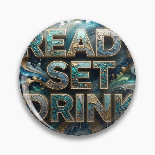 Item preview, Beautiful Teal READY SET DRINK designed and sold by dazzlemakers.