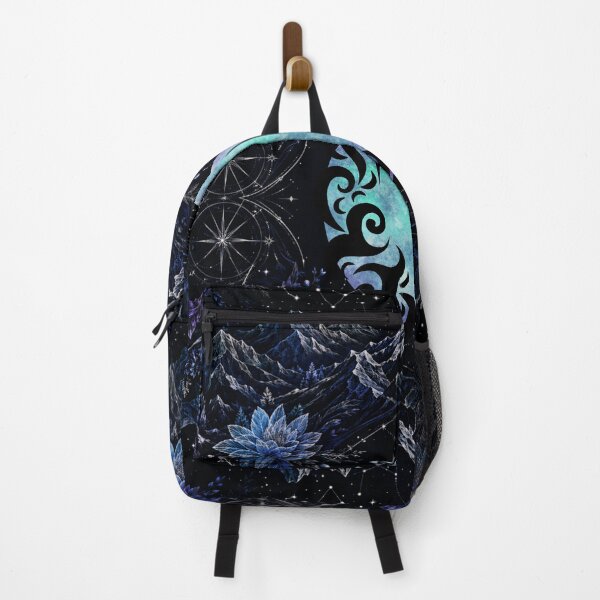 Item preview, Celestial Full Moon Mountain Lotus Pattern designed and sold by Suha Design Studio.