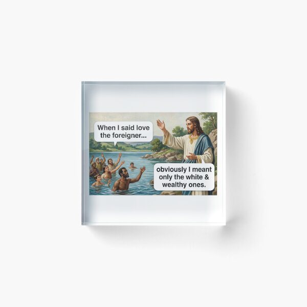 Item preview, Satirical Jesus Meme Funny Political Satire Sarcastic Religious Comedy designed and sold by raedattia.