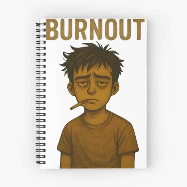 Item preview, Burnout Exhausted Tired Character designed and sold by LolitaMurphy.