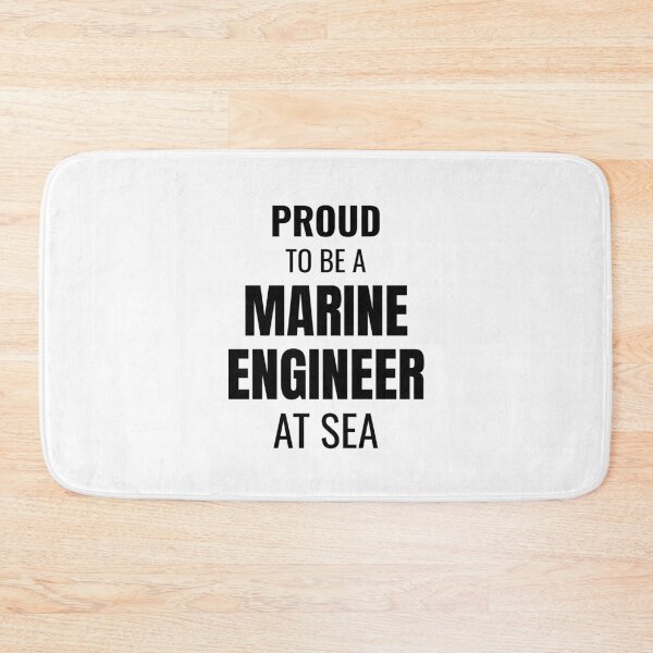 Item preview, Proud to be a Marine Engineer at Sea (Black) designed and sold by ShipCrewNation.