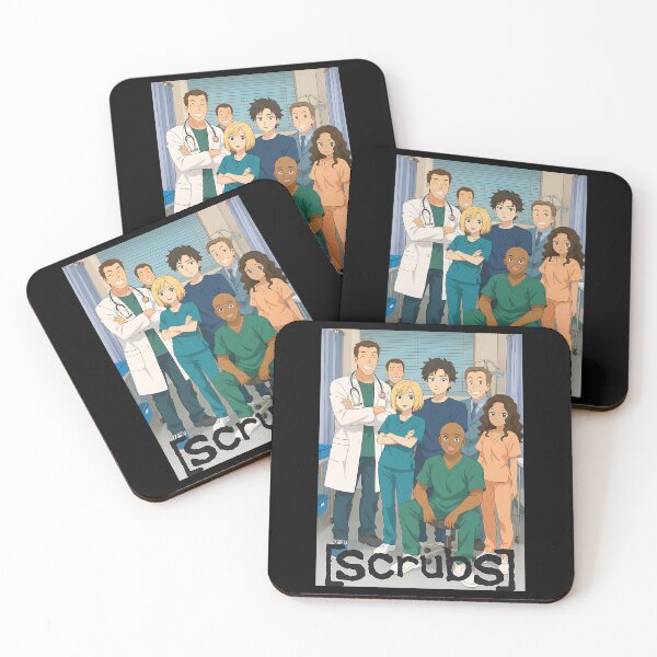 Item preview, Scrubs Anime Medical Staff Characters designed and sold by LolitaMurphy.