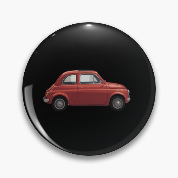 Item preview, red vintage Fiat 500 car designed and sold by 123ks.