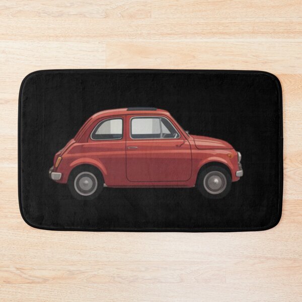 Item preview, red vintage Fiat 500 car designed and sold by 123ks.