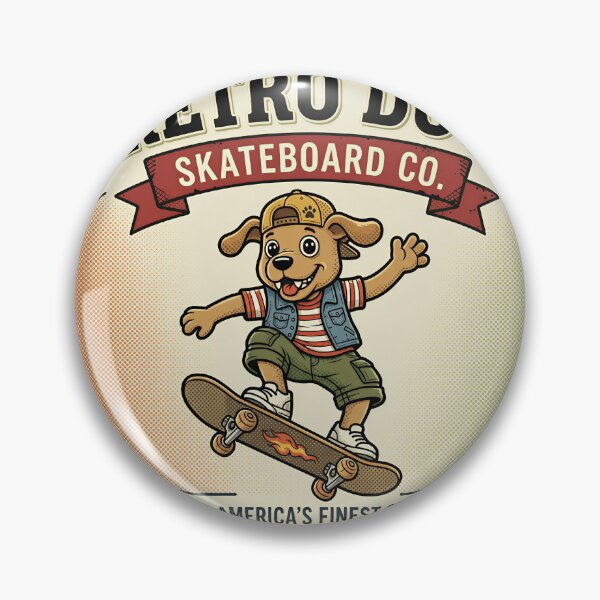 Item preview, Retro Dog Skateboard Vintage Americana Design designed and sold by DIUMERI.