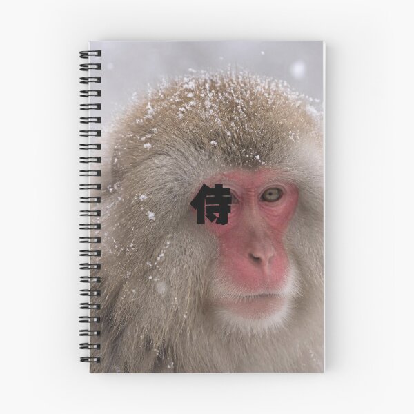 Item preview, Samurai | Snow Monkey Winter Scene | Japanese Design designed and sold by JapanMemoir.