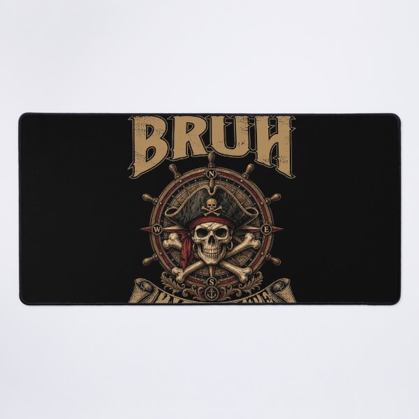 Item preview, Bruh I'm A Pirate Funny Vintage Skull designed and sold by Trendvia .