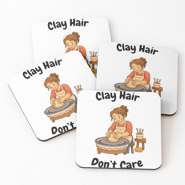 Item preview, Clay Hair Don't Care designed and sold by SamanthaLPottery.