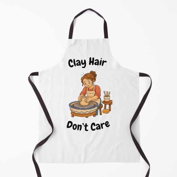 Item preview, Clay Hair Don't Care designed and sold by SamanthaLPottery.