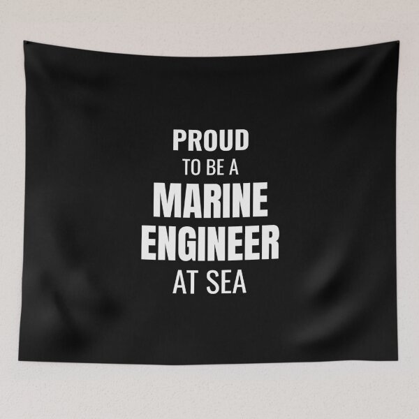 Item preview, Proud to be a Marine Engineer at Sea (White) designed and sold by ShipCrewNation.
