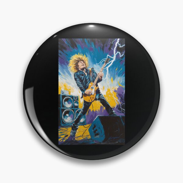 Item preview, Electric Guitarist Live Stage Performance Lightning designed and sold by LolitaMurphy.