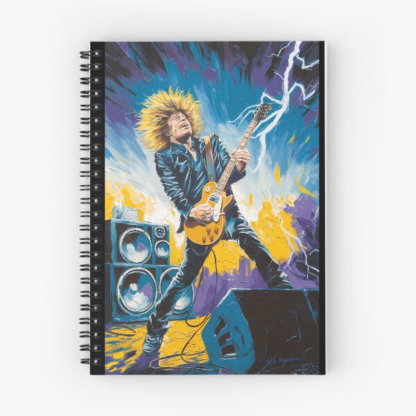 Item preview, Electric Guitarist Live Stage Performance Lightning designed and sold by LolitaMurphy.