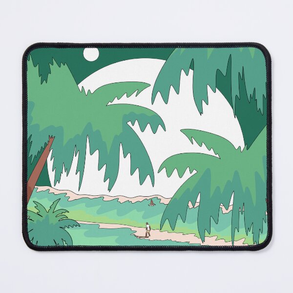 Item preview, Tropical Green surfing designed and sold by Swadeillustrations.