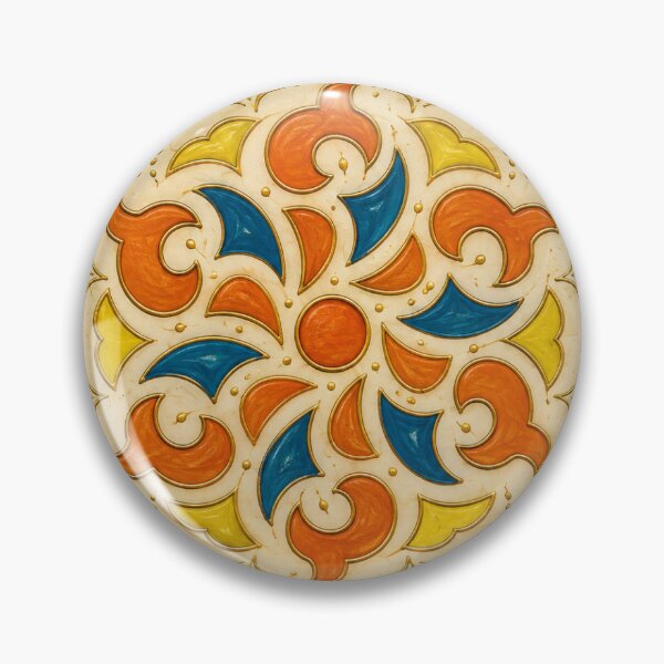 Item preview, floral tile pattern designed and sold by sandeep dani.
