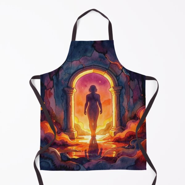 Item preview, Mysterious glowing door in enchanted forest, hidden in the fog, surreal atmosphere full of unknown magic designed and sold by FotoworldEdel.