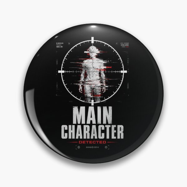 Item preview, Main Character Detected Glitch Gaming designed and sold by Airmiro.