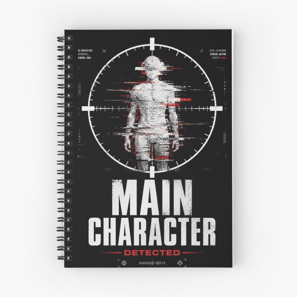 Item preview, Main Character Detected Glitch Gaming designed and sold by Airmiro.