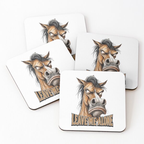 Item preview, Leave Me Alone – Grumpy Horse Funny Animal Design designed and sold by Wilcox PhotoArt.