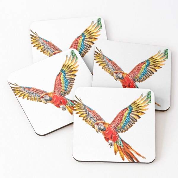 Item preview, Vibrant Macaw Parrot Wall Art Print designed and sold by The Empire Of Digital Art..