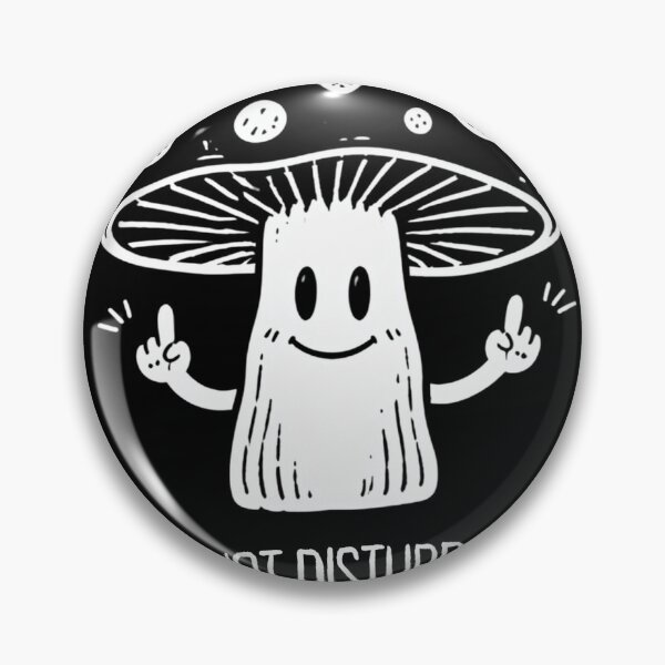 Artikelvorschau, „Do Not Disturb My Vibes“-T-Shirt – Niedliches Pilz-Doodle, lustiges Shirt für Naturliebhaber, ausgefallene Indie-Streetwear entworfen und verkauft von SakuraHQ.