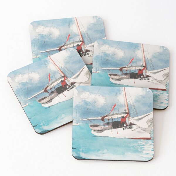 Item preview, Fishing Boats, Key West (1903)  designed and sold by The Archivist Gallery.