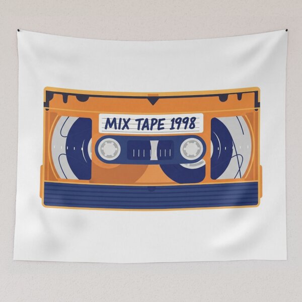 Item preview, Retro Mix Tape 1998 - 90s Nostalgia VHS Cassette designed and sold by Denim Art Studio.