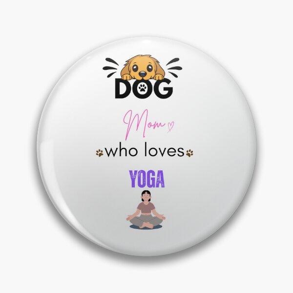 Item preview, Dog Mom Who Loves Yoga designed and sold by PawFitt.