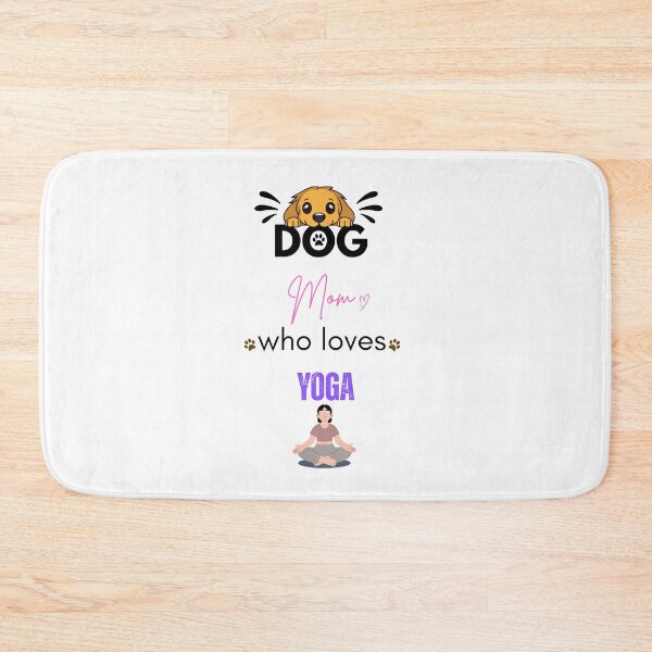 Item preview, Dog Mom Who Loves Yoga designed and sold by PawFitt.