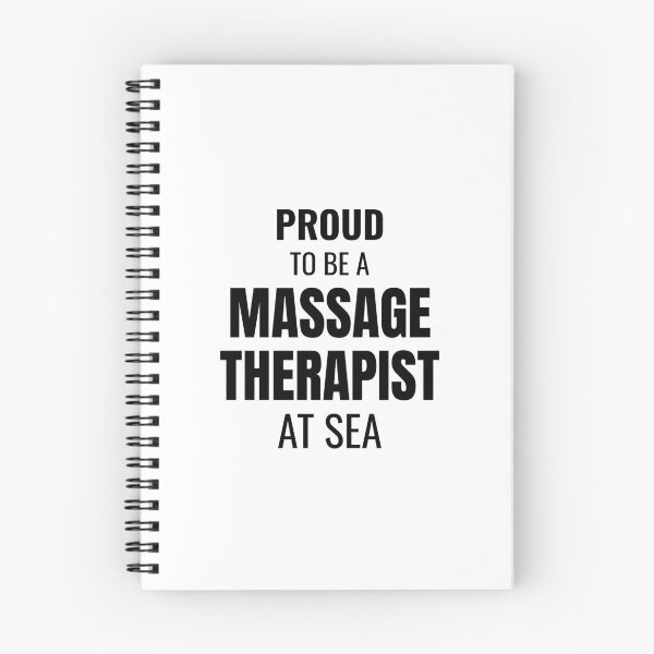 Item preview, Proud to be a Massage Therapist at Sea (Black) designed and sold by ShipCrewNation.