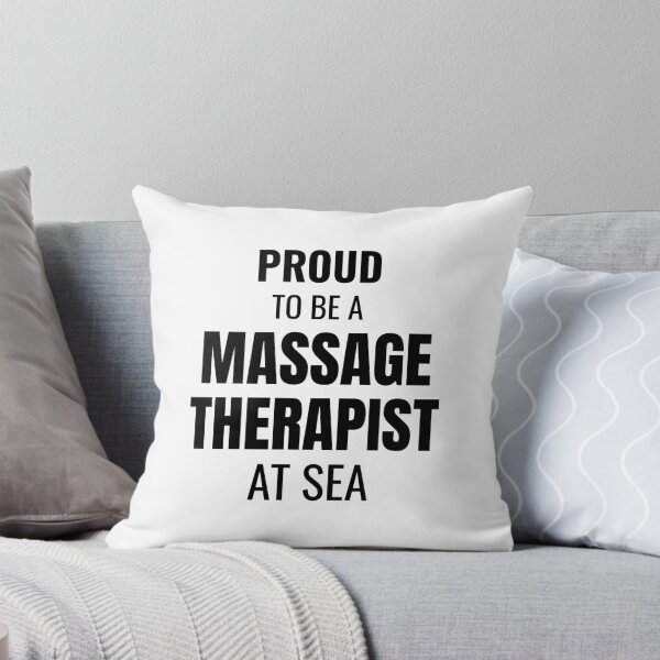 Item preview, Proud to be a Massage Therapist at Sea (Black) designed and sold by ShipCrewNation.