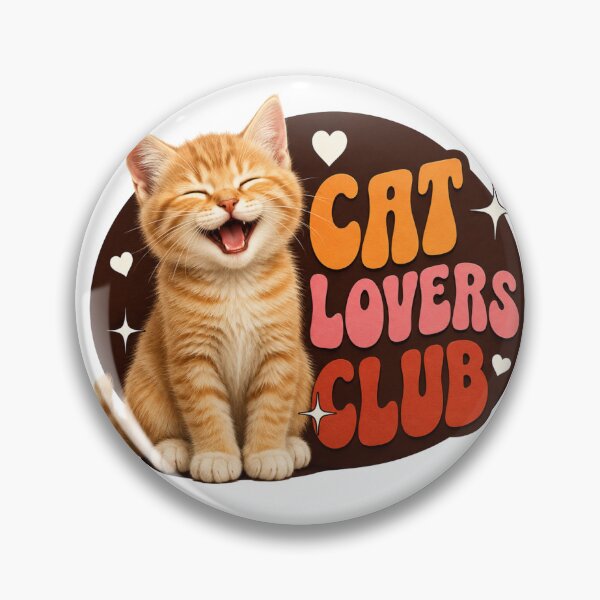 Item preview, Cat Lovers Club Funny Orange Kitten T-Shirt – Cute Smiling Cat Lover Gift | Adorable Kitty Graphic Tee | Cat Mom & Cat Dad Design designed and sold by TeehMeow.