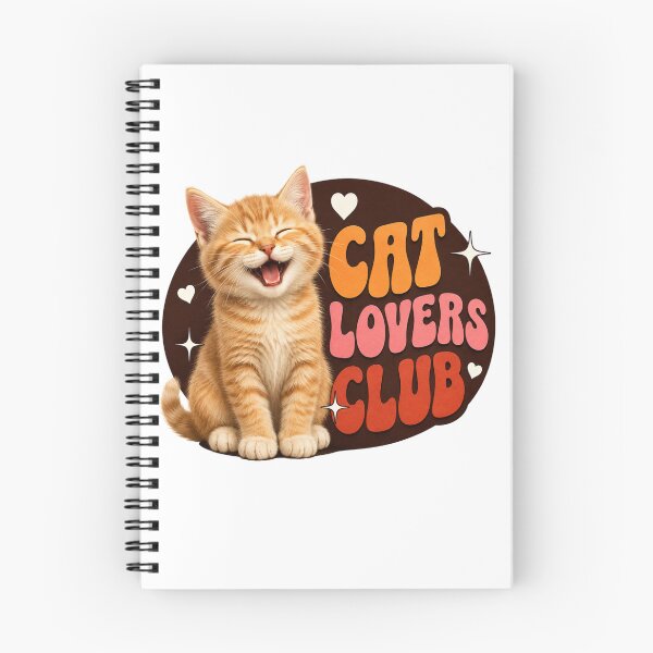 Item preview, Cat Lovers Club Funny Orange Kitten T-Shirt – Cute Smiling Cat Lover Gift | Adorable Kitty Graphic Tee | Cat Mom & Cat Dad Design designed and sold by TeehMeow.