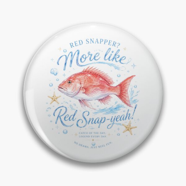 Item preview, Red Snapper Fishing Red Snap-yeah Funny Fishing Quote Sublimation designed and sold by Yellowriversss.