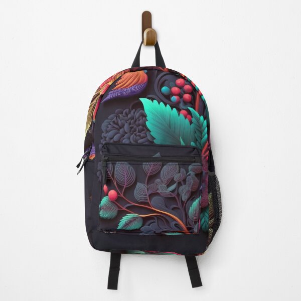 Item preview, Berry and Blossom Spray on Aubergine designed and sold by RAGANADesign.