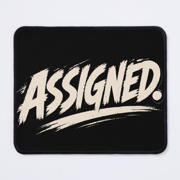 Item preview, ASSIGNED Student Assignment College Typography designed and sold by Sunday.Supply.