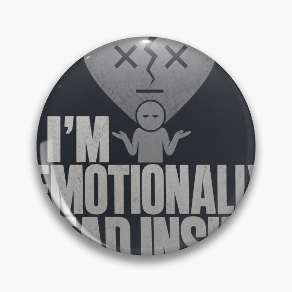 Item preview, Im Emotionally Dead Inside Minimal Deadpan Tee designed and sold by Viviglow.