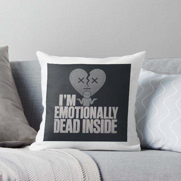Item preview, Im Emotionally Dead Inside Minimal Deadpan Tee designed and sold by Viviglow.