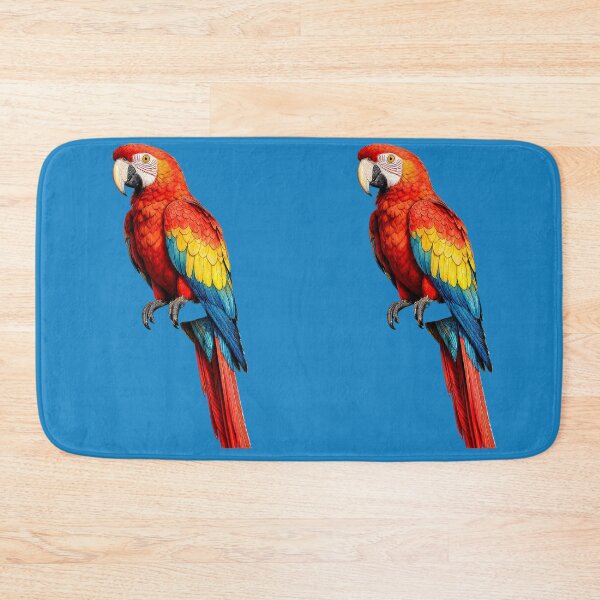 Item preview, Vibrant Scarlet Macaw Bird Figurine designed and sold by The Empire Of Digital Art..