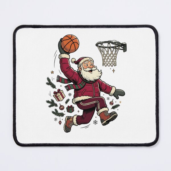 Item preview, Christmas Basketball Santa Inspired Holiday Hoops Vintage Winter Sports designed and sold by SOUFIANE1991.