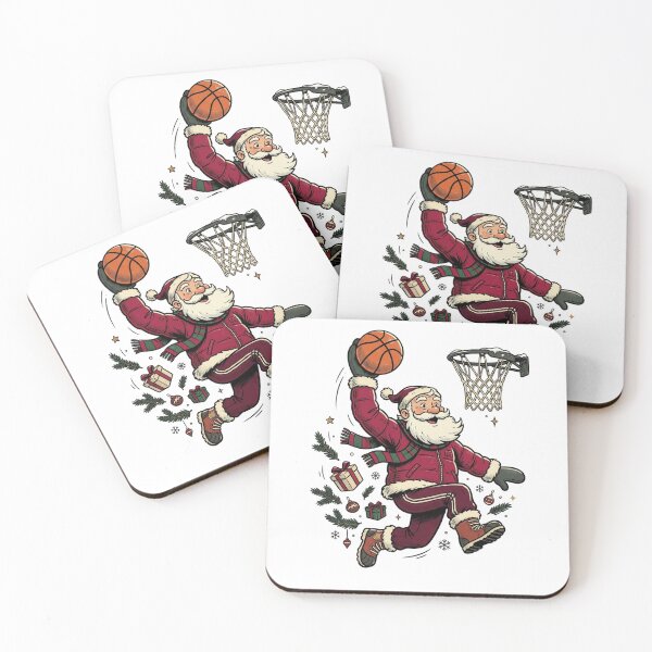 Item preview, Christmas Basketball Santa Inspired Holiday Hoops Vintage Winter Sports designed and sold by SOUFIANE1991.