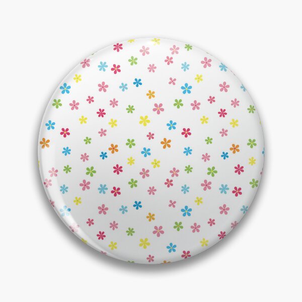 Item preview, Colorful Tiny Flowers Pattern on Black Background | Cute Floral Design designed and sold by joy-Moons.