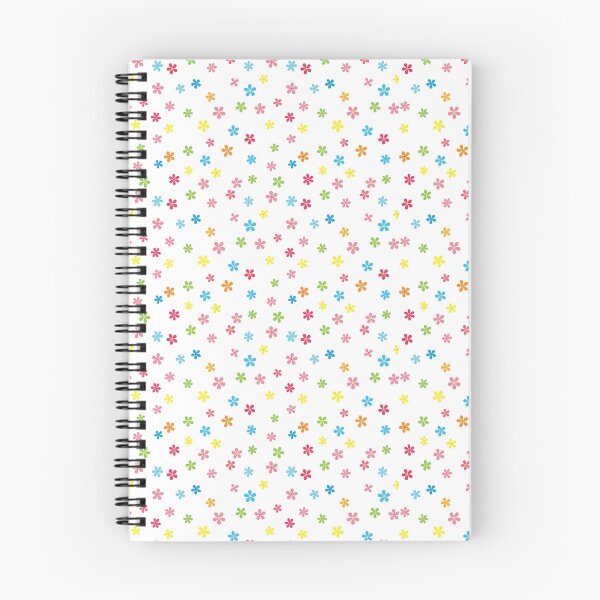 Item preview, Colorful Tiny Flowers Pattern on Black Background | Cute Floral Design designed and sold by joy-Moons.
