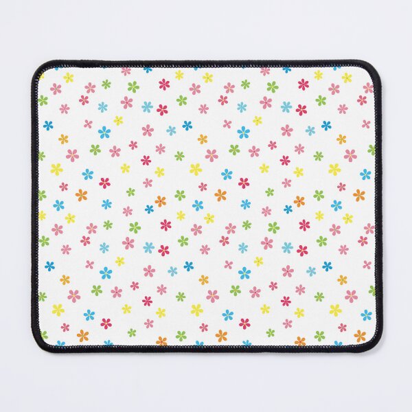 Item preview, Colorful Tiny Flowers Pattern on Black Background | Cute Floral Design designed and sold by joy-Moons.