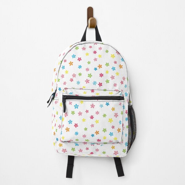 Item preview, Colorful Tiny Flowers Pattern on Black Background | Cute Floral Design designed and sold by joy-Moons.