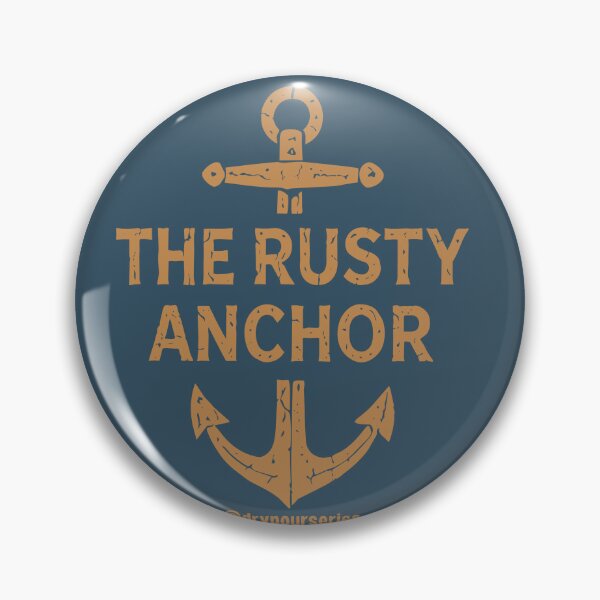 Item preview, The Rusty Anchor Logo designed and sold by Wearin' Waves.