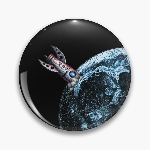 Item preview, Moon with crashed rocket designed and sold by Proyect_Baku.