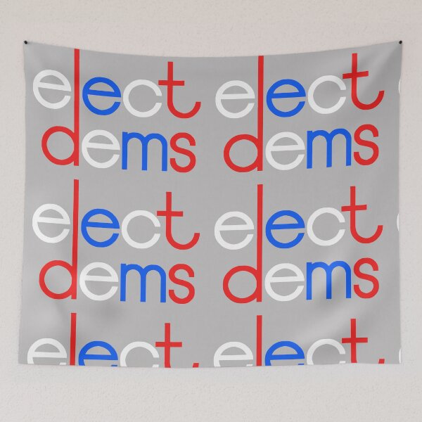 Item preview, Elect Democrats—Red, White & Blue designed and sold by Phil Marden.