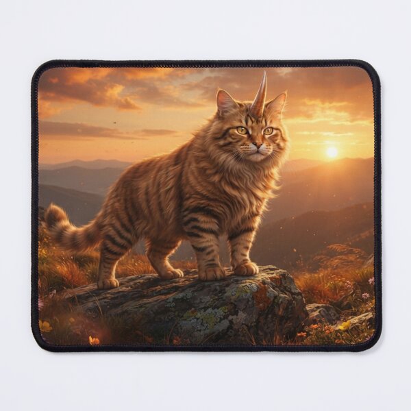 Item preview, Majestic Unicat — Unicorn Cat Mountain Sunset designed and sold by TreatLLC.