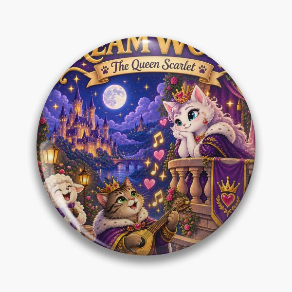 Item preview, Dream World Queen Scarlet Cat Fairy Tale designed and sold by shopevermint.